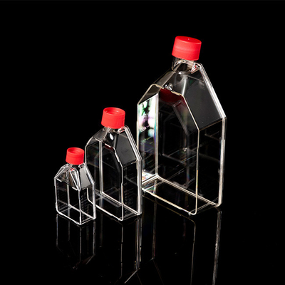 처분할 수 있는 메마른 PCR 소모품 25cm2 조직 배양 플라스크
