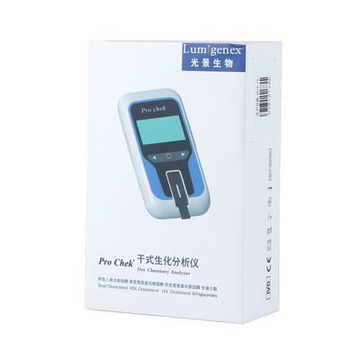의료 테스트 장치 건식 화학 처리 분석기 HbA1C 글루코스 지질 패널 요산 시험의 양에 관한 점