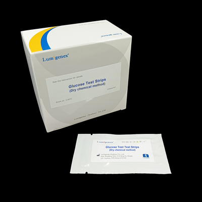 Lumigenex 포도당 ISO13485를 위한 포도당 시험 지구 건조 화학 물질 방법