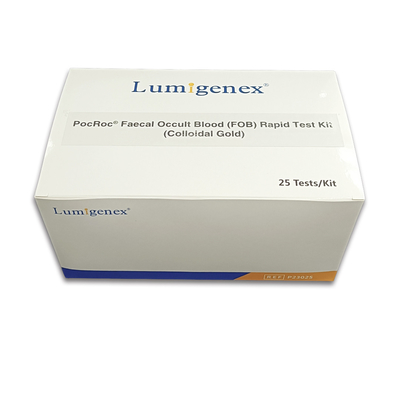 Lumigenex PocRoc FOB 급속 테스트 키트 콜로이드 골드 CE 인증
