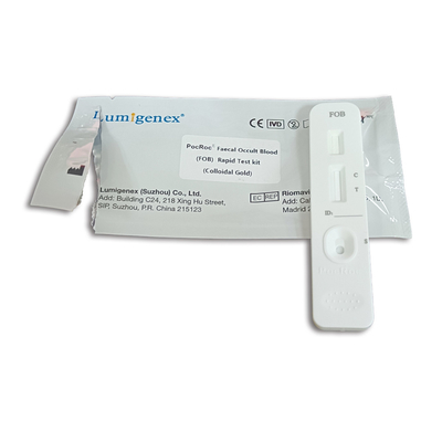 Lumigenex PocRoc FOB 급속 테스트 키트 콜로이드 골드 CE 인증