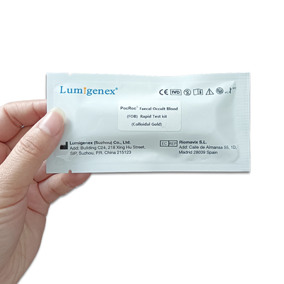 Lumigenex PocRoc FOB 급속 테스트 키트 콜로이드 골드 CE 인증