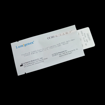SARS-CoV-2 / 인플루엔자 A+B / RSV 항원 캄보 신속 시험은 아교질금을 장비를 답니다