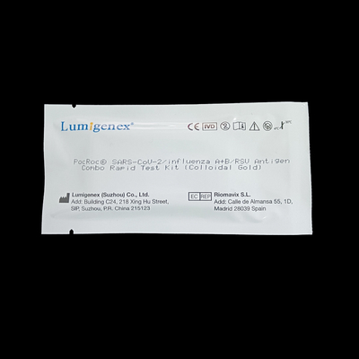 SARS-CoV-2 / 인플루엔자 A+B/RSV 항원 캄보 신속 시험 장비 아교질금 CE는 항원 신속 시험 장비를 등록했습니다