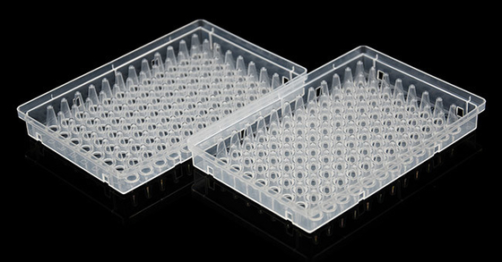 처분할 수 있는 가득 차있는 치마 PCR 소모품 0.1ml UV 투명한 96 잘 판
