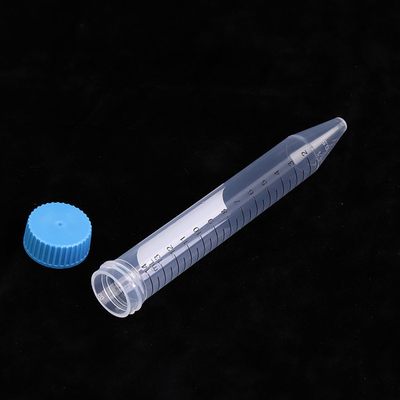 명확한 15ml 원뿔 분리기 관 폴리프로필렌 의학 급료