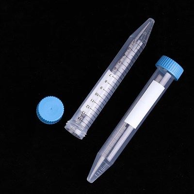 명확한 15ml 원뿔 분리기 관 폴리프로필렌 의학 급료