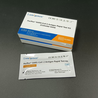 SARS-CoV-2 Antigen Rapid Test Kit의 5가지 테스트 패키지 EU 공통 목록