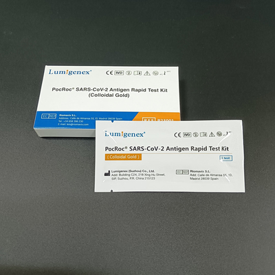 SARS-CoV-2 Antigen Rapid Test Kit의 5가지 테스트 패키지 EU 공통 목록