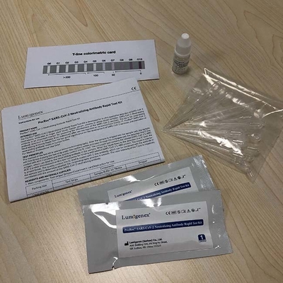 SARS-CoV-2용 손가락 끝 혈액 콜로이드 금 항체 고속 감지 키트 CE