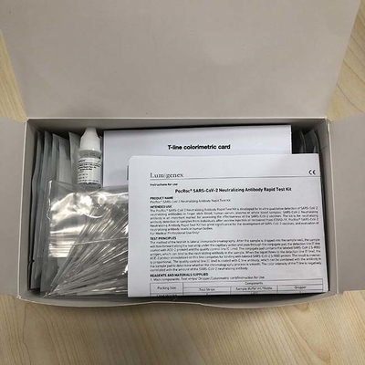 SARS-CoV-2용 손가락 끝 혈액 콜로이드 금 항체 고속 감지 키트 CE
