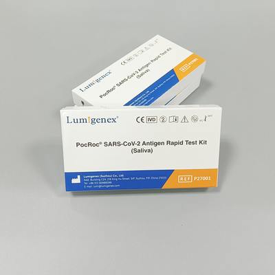 Covid19에 대한 표본 SARS-CoV-2 항원 신속 테스트 키트로서의 타액