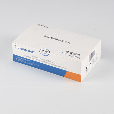 ISO13485 POC 시험 키트, 보존혈액 d-다이머 생화학 장비