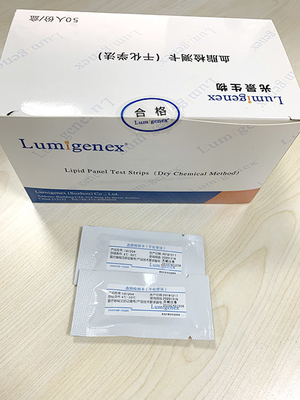 OEM 지질 패널 테스트 스트립, ISO13485 콜레스테롤 및 트리글리세리드 테스트 키트
