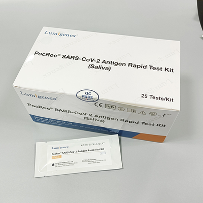 ISO 20분 Covid-19 항원 타액 테스트 키트 고감도